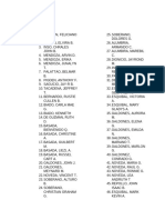 Brgy Santiago Voters List