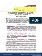 SENTENCIA No.8-19-IS-22 Reparación Integral - Encargado de Cumplirla - El Nexo - RI Ordenada Por Juez Superior - Interpretación Decisión Judicial