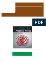 From Inquiry To Academic Writing A Text and Reader 4th Edit Ebook PDF With All Chapters