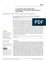 Flow Stress Behaviour and Static Recrystallization Characteristics of Hot Deformed Austenite in Microalloyed Medium-Carbon Bainitic Steels