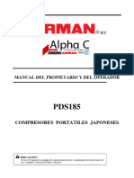 Manual de Operador PDS185S 6C2