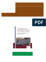 The Religion and Rituals of The Nomads of Pre Islamic Arabia A Reconstruction Based On The Safaitic Inscriptions 1st Edition Ahmad Al Jallad