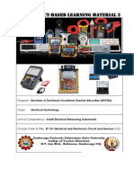 Module 2 Install Electrical Measuring Instruments