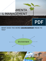 Environmental Management Introduction