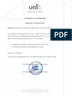 Deliberação Nº 04 - Aprovação Do Calendário Académico Do Ano 2022-23