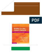 ECMO in The Adult Patient 1st Edition Alain Vuylsteke 2024 Scribd Download