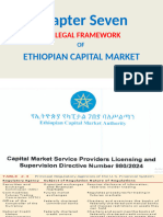 Chapter Seven Legal Framework of Ethiopian Capital Market