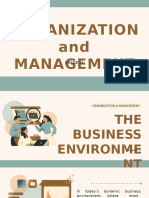 The Business Environment