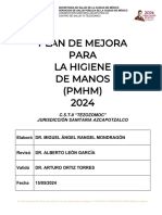 Plan de Mejora Continua Higiene de Manos 2024