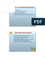 Chapter 9: Object - Relational Databases