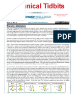 Technical Tidbits March-April 2005 - Elastic Modulus