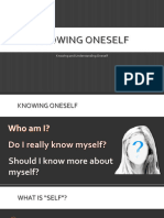 Knowing Oneself