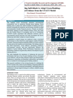 Factors Affecting Individuals To Adopt Green Banking Empirical Evidence From The UTAUT Model