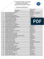 Listagem de Inscritos Ordem de Inscri o 1