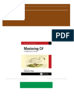 (FREE PDF Sample) Mastering C#: A Beginner's Guide 1st Edition Sufyan Bin Uzayr Ebooks