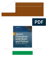 Get Sparse Estimation With Math and Python 100 Exercises For Building Logic 1st Edition Joe Suzuki Free All Chapters