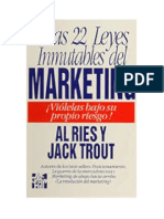 Resumen de Las 22 Leyes Inmutables Del Marketing