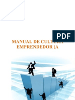 MANUAL de Cultura Emprendedora