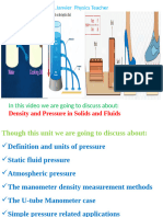 Density and Pressure in Solids and Fluids