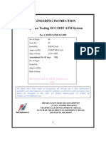 Engineering Instruction Acceptance Testing of C-DOT ATM System