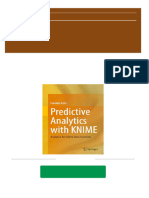 Full Predictive Analytics With KNIME: Analytics For Citizen Data Scientists 1st Edition Acito Ebook All Chapters