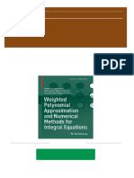 Instant Download Weighted Polynomial Approximation and Numerical Methods For Integral Equations 1st Edition Peter Junghanns PDF All Chapter