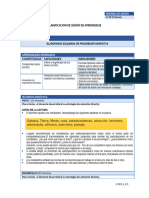 Elaboramos Esquema de Progresion Narrativa