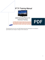 Samsung 2009 PDP Plasma Training Manual (ET)