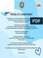 Pledge of Commitment Blue Heart Campaign