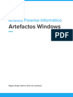 T4 Practica 1 Forense en Windows, Artefactos