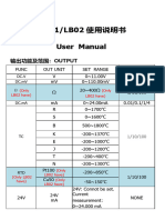 BRT LB02 Process Calibrator Multifunction Signal Generator Manual V2401