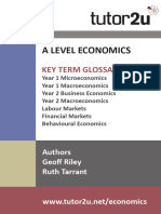 Booklet Econ ALevel Glossary DigitalEd Sample