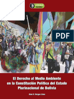 LIBRO - El Derecho Al Medio Ambiente en La Constitución de Bolivia