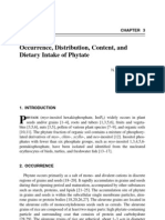 Occurrence, Distribution, Content, and Dietary Intake of Phytate