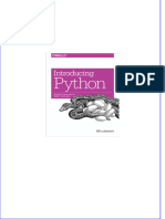 Introducing Python Modern Computing in Simple Packages Wei Zhi All Chapter Instant Download