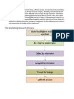 The Marketing Research Process Define The Problem and Research Objectives