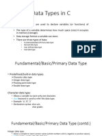 Data Type in C