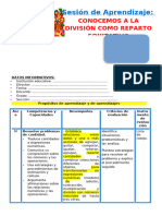 3er Grado Material Del Día 4 Mat Conocemos A La División Como Reparto Equitativo