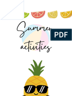 Summer Activities PDF