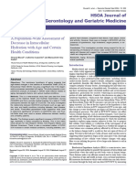 A Population Wide Assessment of Decrease in Intracellular Hydration With Age and Certain Health Conditions