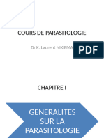 Cours de Parasitologie