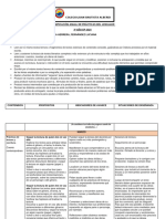 Planificación Anual de Prácticas Del Lenguaje