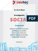 Primer Avance Investigación Social