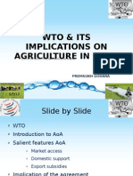 Wto & Its Implications On Agriculture