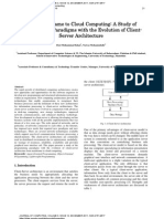 From Mainframe To Cloud Computing: A Study of Programming Paradigms With The Evolution of Client-Server Architecture