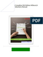 Get Compensation Canadian 5th Edition Milkovich Solutions Manual free all chapters