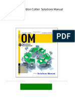 Get OM 5 5th Edition Collier  Solutions Manual free all chapters