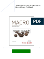 Macroeconomics Principles and Practice Australian 2nd Edition Littleboy Test Bank 2024 scribd download full chapters