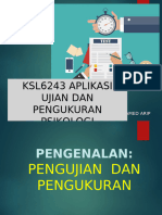 KULIAH 01 - PENGUJIAN DAN PENGUKURAN DALAM KAUNSELING