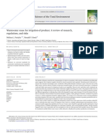 Wastewater reuse for irrigation of produce - A review of research